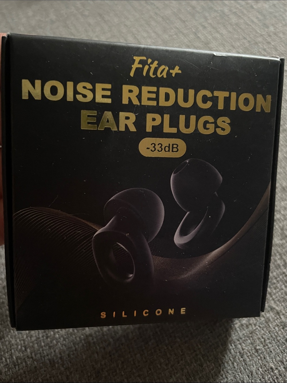 Fita+  Black Ear Plugs for Sleeping -33dB NWT